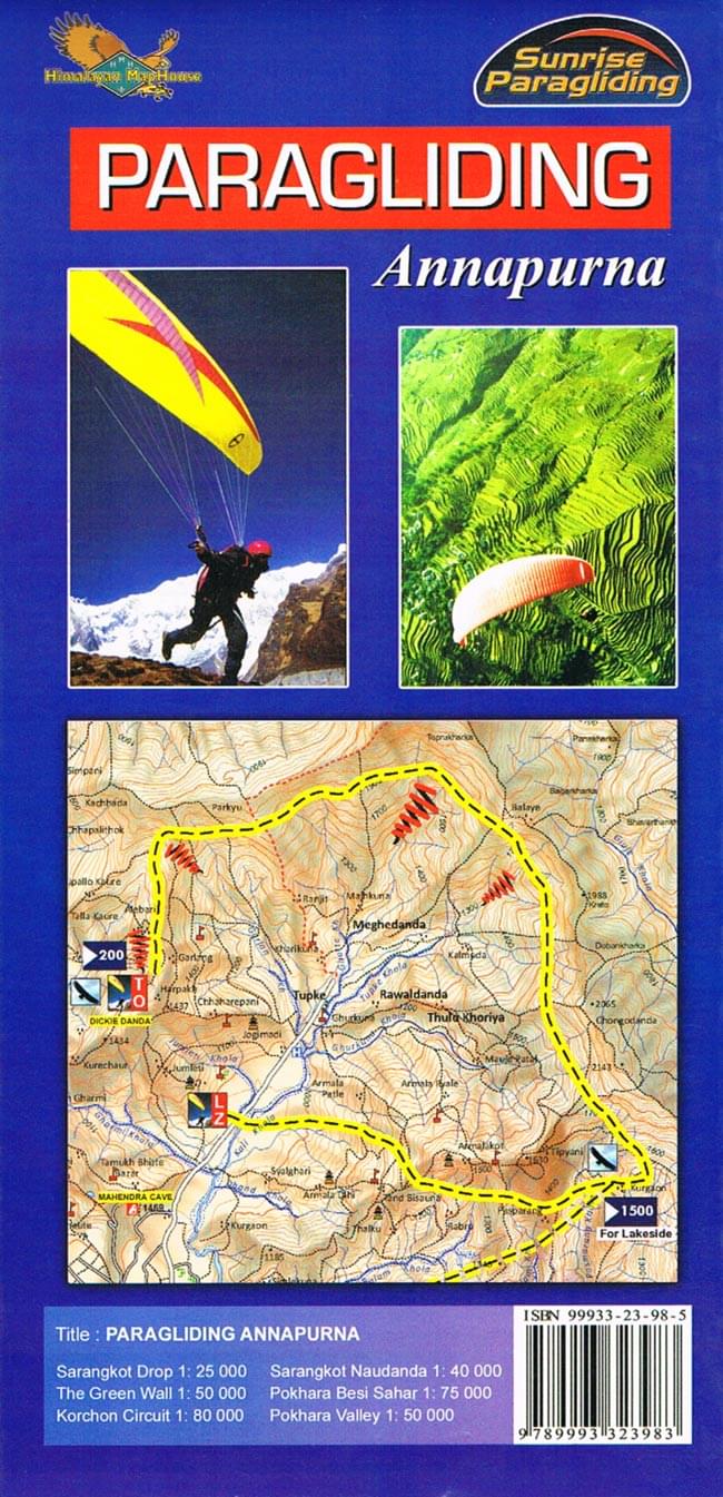 パラグライディング用地図【アンナプルナ】　の通販　Paragliding　Annapurna