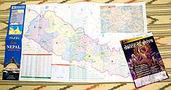 Nepal Political Map 地図【ネパール】 - サブ4