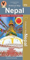 Nepal Political Map 地図【ネパール】