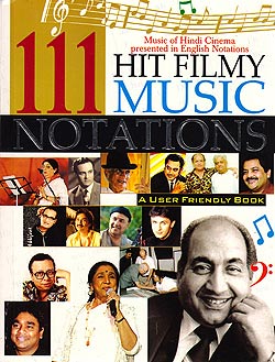 インド映画の楽譜集 - 111 Hit filmy music notations(IDBK-1365)