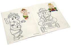 ガネーシャの塗り絵 - Coloring Book of Ganesha - サブ2