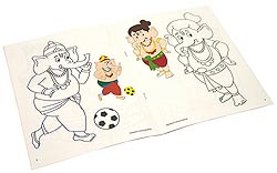 ガネーシャの塗り絵 - Coloring Book of Ganesha - サブ3