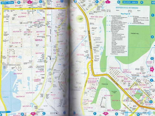 NAVI MUMBAI CITY MAP [EICHER社製]【ニューボンベイ】 2 - 