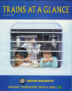 Trains at a glance - インド鉄道時刻表（2006年7月〜11月版） の通販