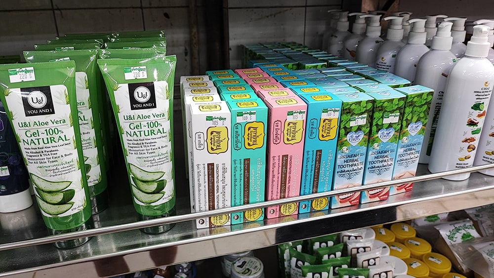 Dok Bua Ku ハーバル トゥースペースト オリジナル - HERBAL TOOTHPASTE ORIGINAL 30g2枚目の下部説明写真です