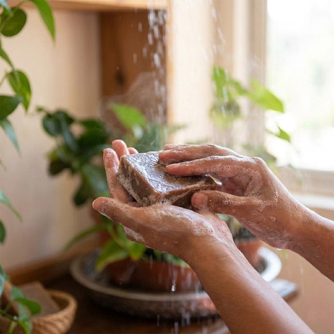 TIRAKITA　アーユルブリス　シャンプーバー  石鹸シャンプー 100g[TIRAKITA AYURBLISS Shampoo Bar] 6 - もちろん、普段のお手洗いに、またボディーソープとしても