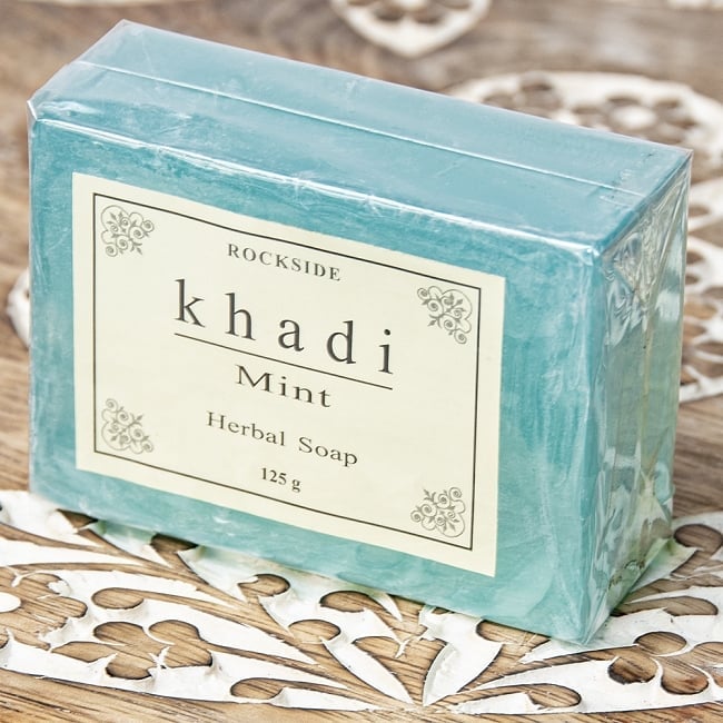 KHADI（カディ）　ナチュラルソープ - ミントの写真石鹸,アロマ,カディ,KHADI,ミント