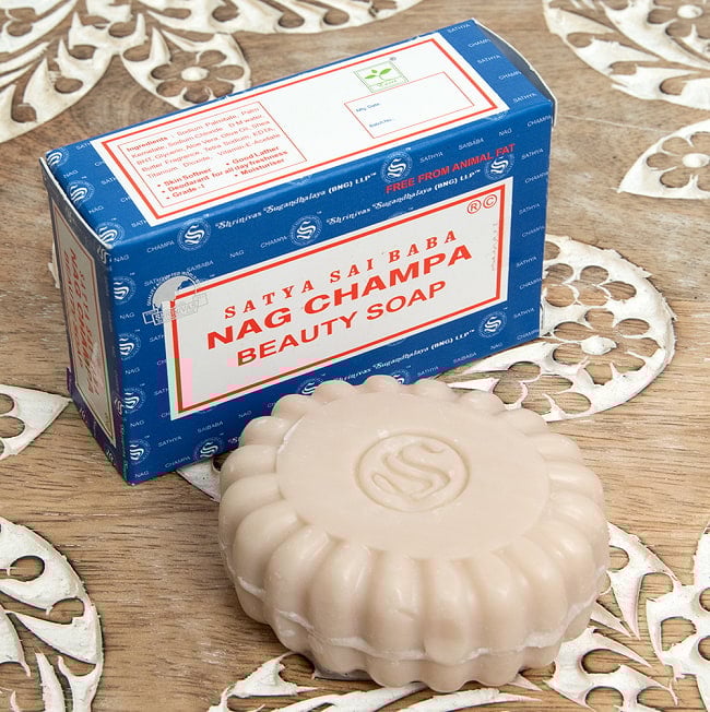 ナグチャンパ　ソープ - SATYA SAI BABA NAG CHAMPA BEAUTY SOAP [75g]の写真石鹸,ナグチャンパ,アロマ, NAG CHAMPA