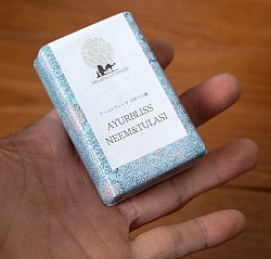 アーユルブリス　ボタニカル　ソープ 75g [AYURBLISS NEEM&TULASI Soap] - サブ4