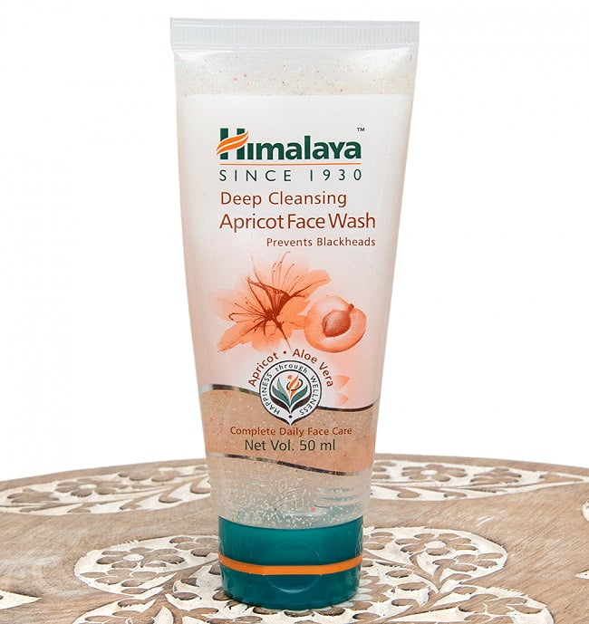ヒマラヤ　ディープクレンジング　フェイスウオッシュ - Apricot Face Wash 50ml[Himalaya Herbals]の写真