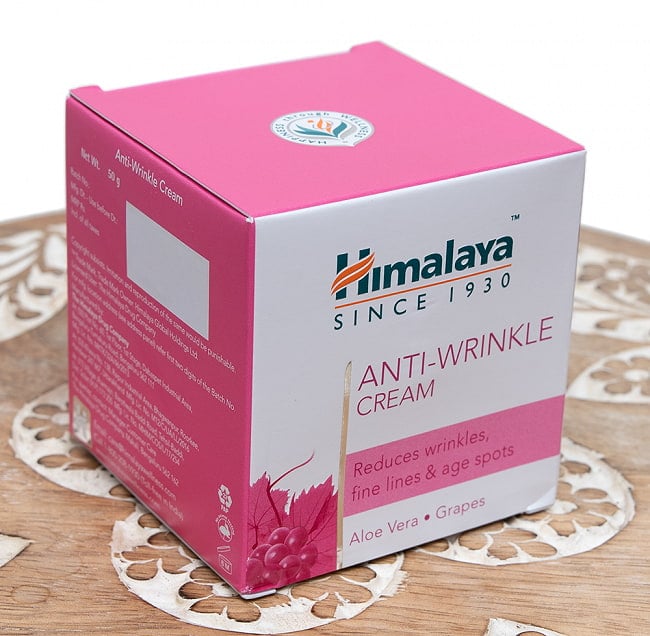 ＨＩＭＡＬＡＹＡ　リンクル　クリーム - Anti-Wrinkle Cream 50g[Himalaya Herbals] 3 - パッケージ写真です。外箱は凹みがある場合がございます