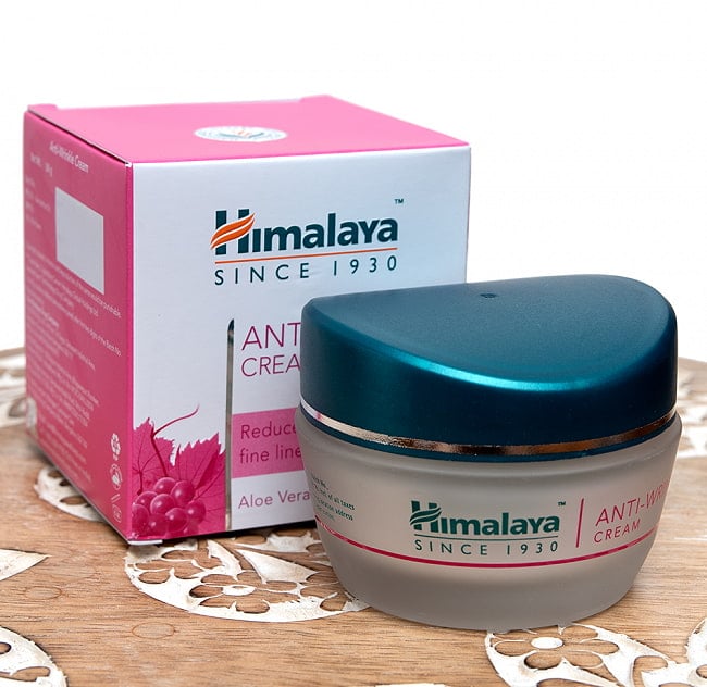 ＨＩＭＡＬＡＹＡ　リンクル　クリーム - Anti-Wrinkle Cream 50g[Himalaya Herbals]の写真1枚目です。インドで人気のHIMALAYA製品。アンチリンクルクリームです。クリーム、デイクリーム,HIMALAYA,ヒマラヤ、アーユルヴェーダ,ティラキタ自社輸入化粧品