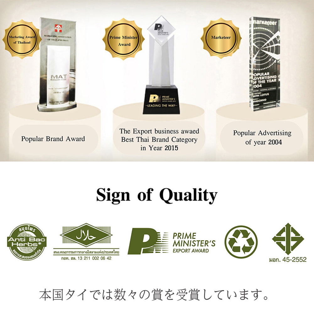 【お試し特価品】Dok Bua Ku ハーバル トゥースペースト オリジナル - HERBAL TOOTHPASTE ORIGINAL 25g5枚目の説明写真です