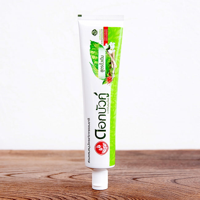 Dok Bua Ku ハーバル トゥースペースト オリジナル - HERBAL TOOTHPASTE ORIGINAL 100g 2 - 色々なハーブがたっぷりはいっています