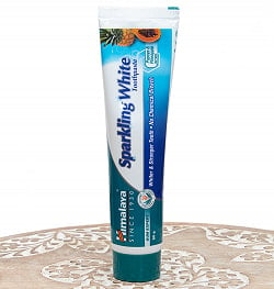 ヒマラヤ　スパークリングホワイト　はみがき粉 - Sparkling White Tooth Paste 80g 【Himalaya Herbals】(ID-TOOTH-2)