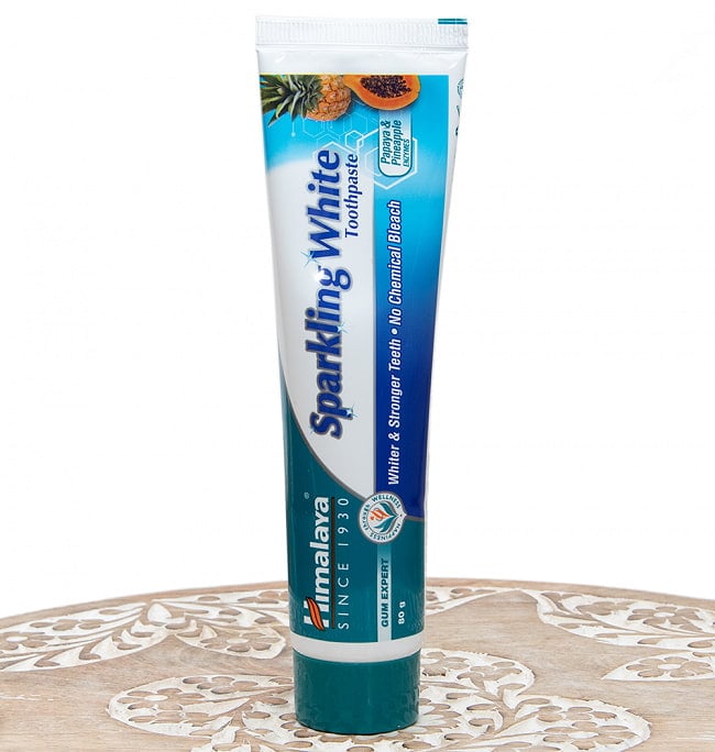 ランキング 3位:ヒマラヤ　スパークリングホワイト　はみがき粉 - Sparkling White Tooth Paste 80g 【Himalaya Herbals】