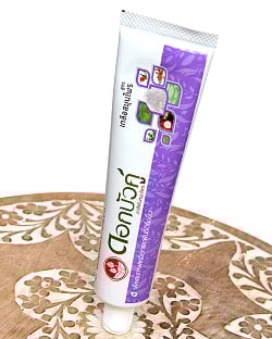 Dok Bua Ku ハーバル トゥースペースト パープル - HERBAL TOOTHPASTE SALT HERBAL 90g - サブ3