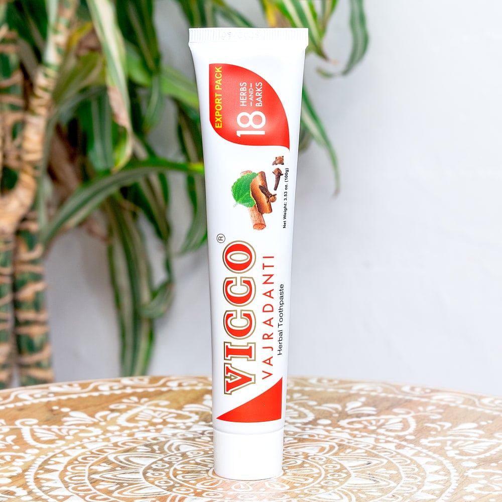 マッコウ歯歯　本物磨き済み美品 VICCO 歯磨き粉 歯みがき ヴィッコ ヴァジュラダンティ VAJRADANTI
