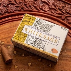 Deepika backflow 流川香 倒流香 コーン香 White Sage