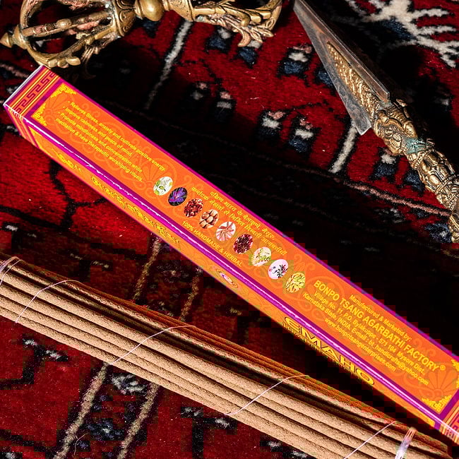 高級チベット香　エマホ・ヒーリング香　EMAHO HEALING INCENSE　チベットの伝統に基づいた　チベット香 7 - さまざまなスパイスやハーブ類を用いて手作り