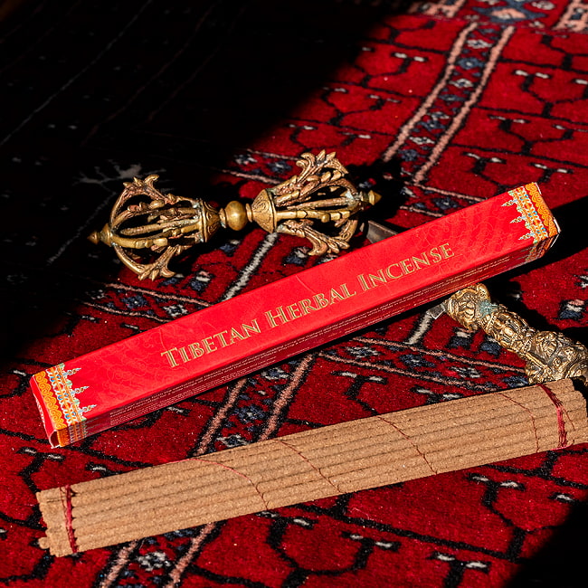 高級チベット香　チベタンハーバルインセンス TIBETAN HERBAL INCENSE　MONLAM INCENSE　チベットの伝統に基づいた　チベット香 4 - 全体写真です