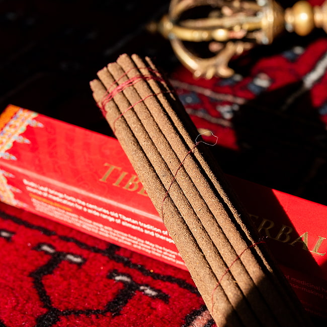 高級チベット香　チベタンハーバルインセンス TIBETAN HERBAL INCENSE　MONLAM INCENSE　チベットの伝統に基づいた　チベット香 6 - 拡大写真です