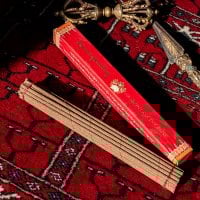 高級チベット香　チベタンハーバルインセンス TIBETAN HERBAL INCENSE　MONLAM INCENSE　チベットの伝統に基づいた　チベット香(IND-INS-1016)