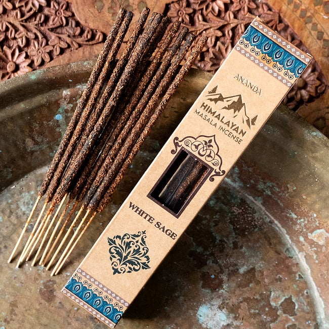 素材感がそのまま ハーブやスパイスを練り合わせたマサラ香 11 - 1：ホワイトセージ-White sage