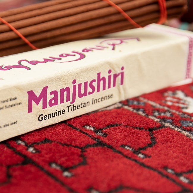 高級チベット香 マンジュシュリー 文殊菩薩香 MANJUSHIRI Genuine Tibetan Incense 文殊菩薩をモチーフにしたチベット香 6 - 「マンジュシュリー」の名を冠するお香
