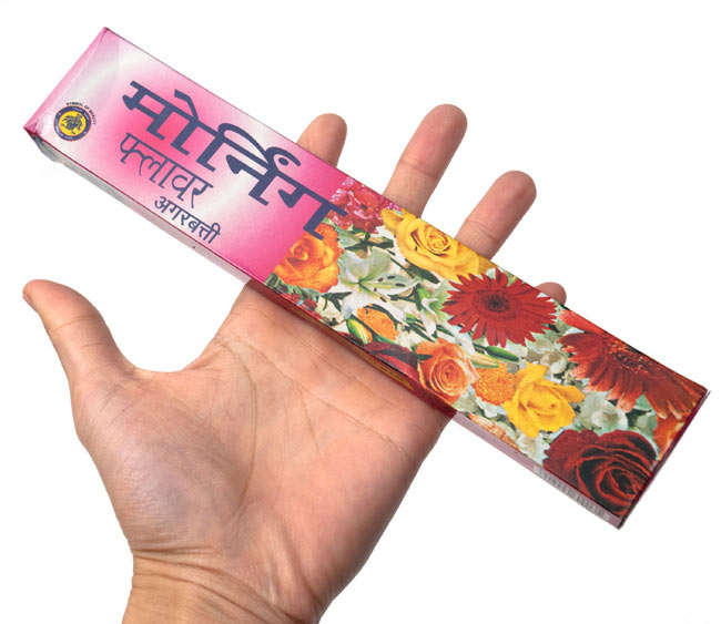 モーニング・フラワー Morning Flower 2 - サイズ比較のために、手に持ってみました