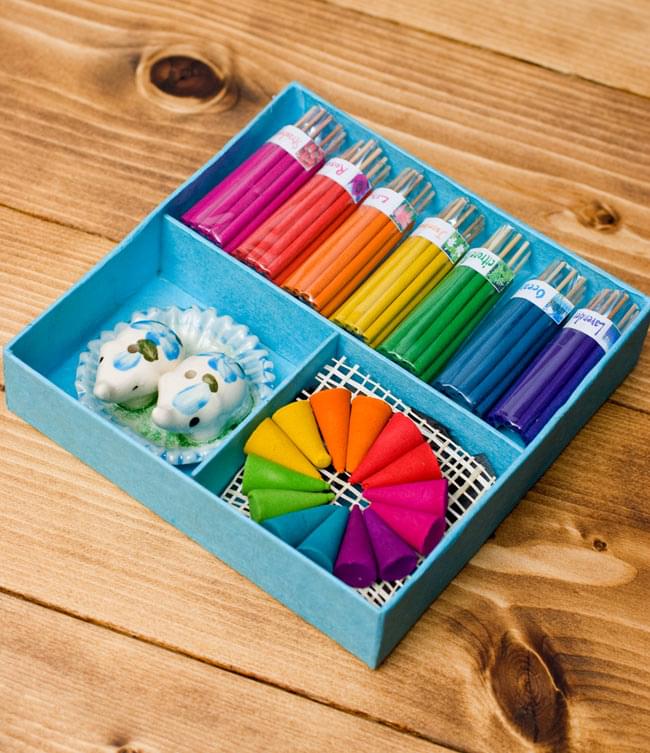 双子ぞうさんとカラフルお香ギフトセット の通販 - TIRAKITA.COM