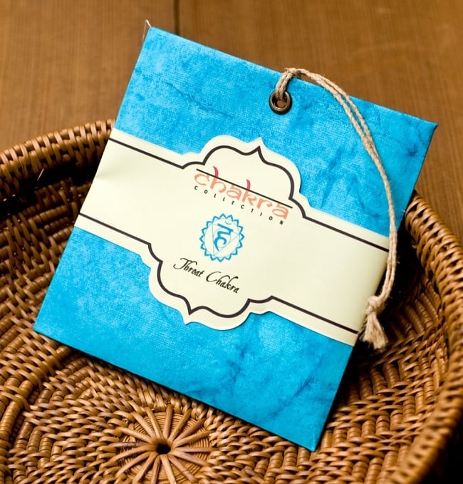 第5チャクラ（スロートチャクラ） - Chakra Collection【サシェ】の写真1枚目です。このようなパッケージでお届けしますサシェ,匂い袋,お香,フレグランス