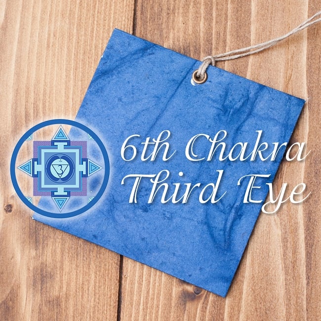 第6チャクラ（サードアイチャクラ） - Chakra Collection【サシェ】の写真1枚目です。第6チャクラ、第3の目をイメージした香りです。サシェ,匂い袋,お香,フレグランス