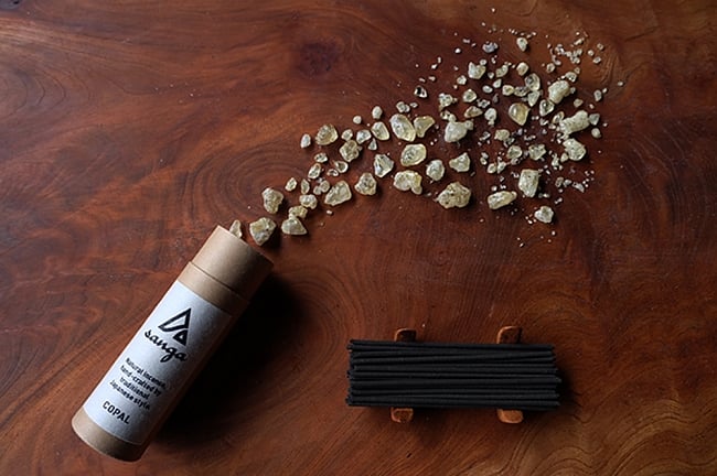 COPAL香 - sanga 2 - 中身のイメージです。お香40本セットとなります