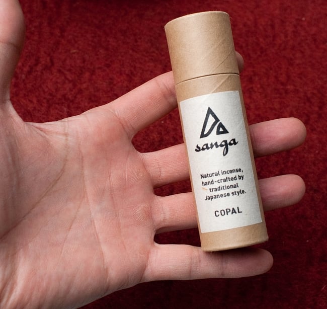 COPAL香 - sanga 3 - サイズ比較のために手に持ってみました