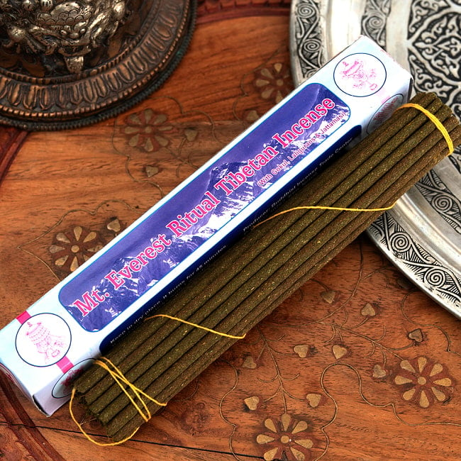 Mt.Everest Ritual Tibetan Incense -エベレスト香の写真1枚目です。パッケージと中身です。パッケージのデザイン
入荷時期によって異なる場合がございます。
チベット香,お香,インセンス,