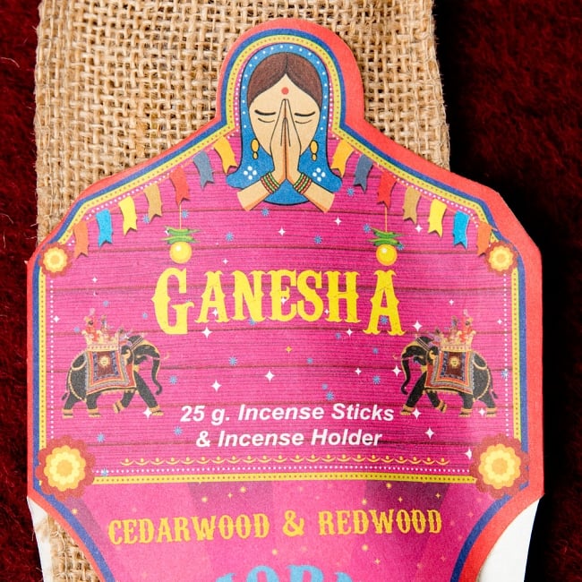 Great Indian Incense - GANESHA - シダーウッド＆レッドウッド 3 - インドの象徴とも言えるトラックがモチーフになっています