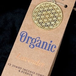 お香立つきOrganic Goddessコーン香ギフトセット - ラベンダーの商品写真