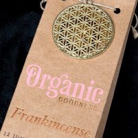 お香立つきOrganic Goodnessコーン香ギフトセット - 乳香-フランクインセンス
