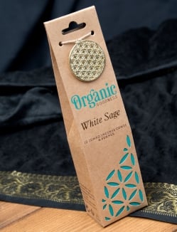お香立つきOrganic Goodnessコーン香ギフトセット - ホワイト・セージ - サブ2