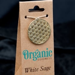 お香立つきOrganic Goodnessコーン香ギフトセット - ホワイト・セージ - サブ3