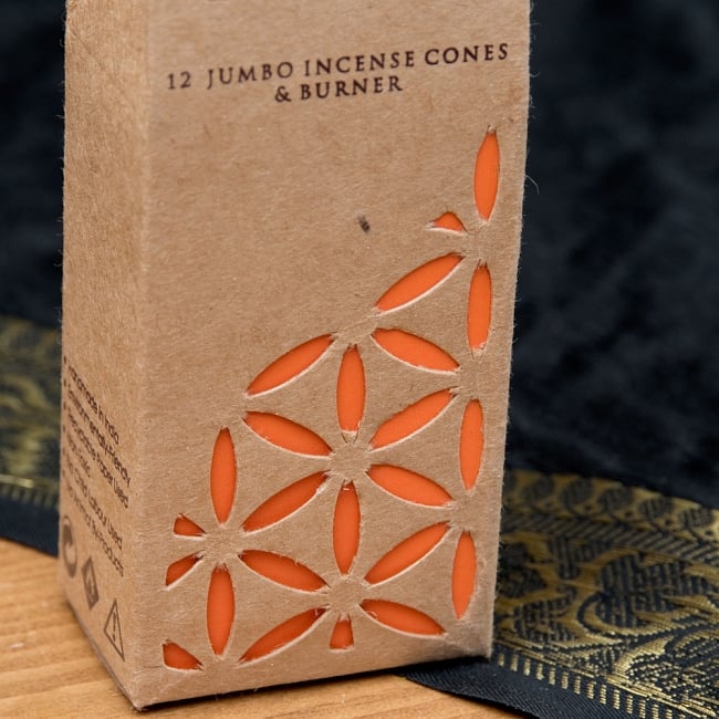 お香立つきOrganic Goddessコーン香ギフトセット - パチュリー 4 - おしゃれにデザインされたパッケージの拡大です