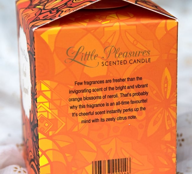 フレグランスキャンドル・ギフトセット - LITTLE PLEASURES - ネロリ・ベルガモット 4 - 輸入品ですので、全部英語表記です