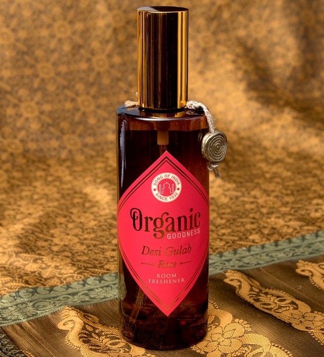ルームスプレー - Organic Goodness - デシ・グラブの写真1枚目です。正面から撮影しました。インドとは思えないおしゃれなデザインです
お香,ルームフレッシュナー,スプレー,香り スプレー,お香 スプレー,ギフト,贈り物