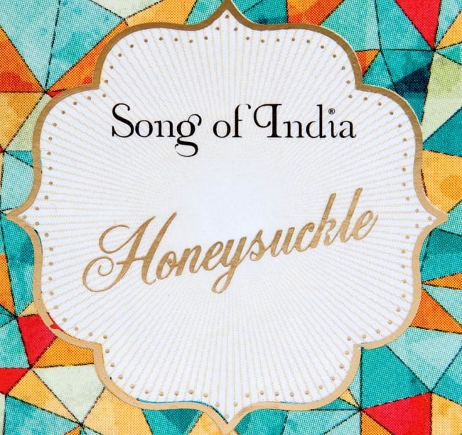 ルームフレッシュナー - Song of India - ハニーサックル 2 - ラベルを拡大してみました