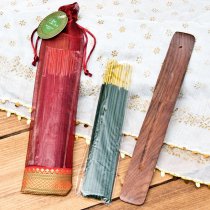 スティック香＆お香立てセット[Allure Collection] - マウンテンローズ