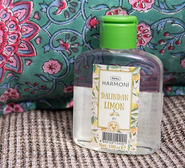 レモンの香りのアルコール - コロンヤ - DALINDAN LIMON - 100mlの写真トルコ,アルコール,アルコール液,コロンヤ,手指液,オーデコロン