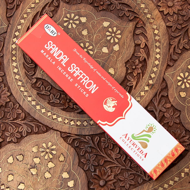 D‘ART - Ayurveda Collection香 - SANDAL SAFFRON香の写真お香,インセンス,ナチュラル,ハーバル,インド