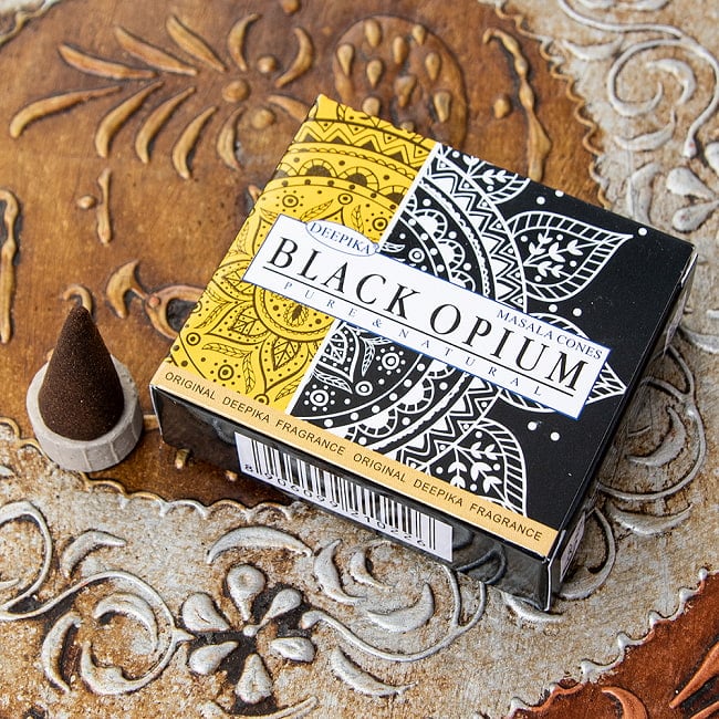 Deepika コーン香 Black Opiumの写真Deepika,お香,インセンス,インド香,レア