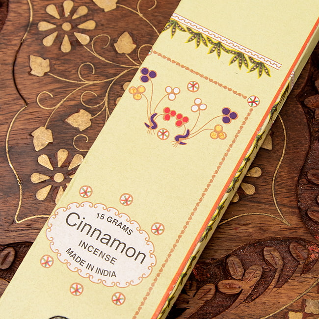 FLORA AGARBATI香 - Cinnamon（シナモン） 2 - パッケージの拡大写真です